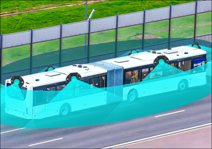 6路360°全景监控