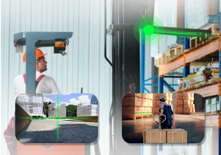 激光定位，精准叉货