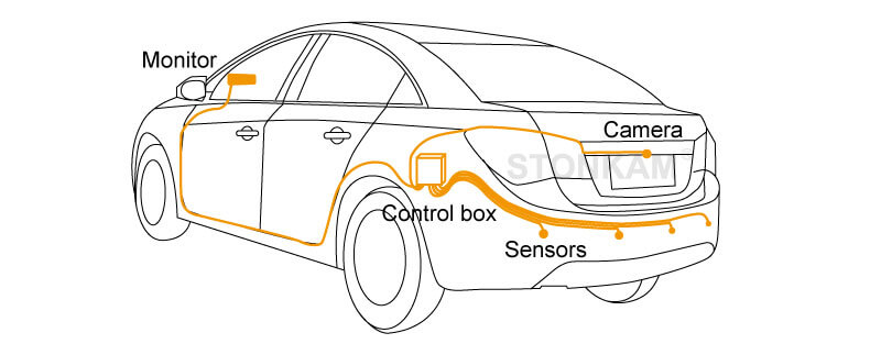  vehicle ultrasonic radar