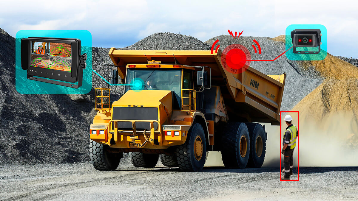 工程车盲区预警