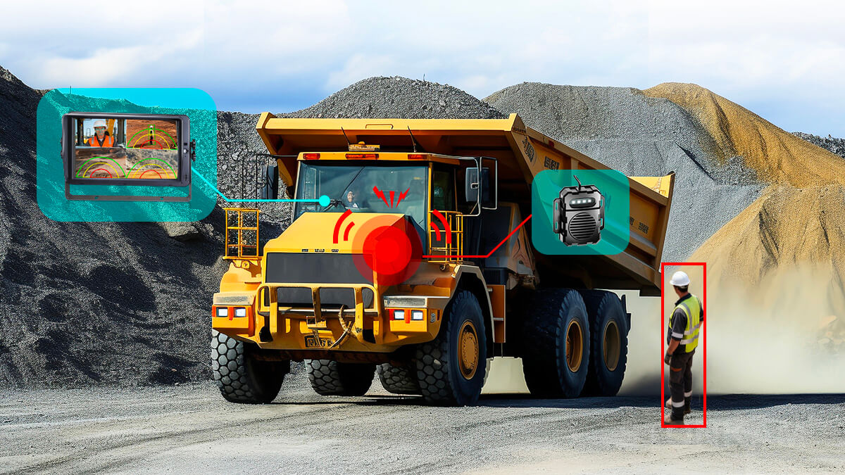 工程车盲区预警