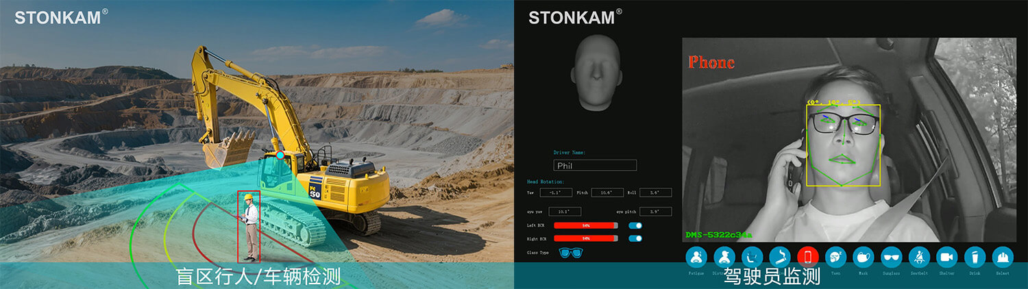 盲区监测&驾驶员监测